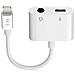 Adattatore Audio E Ricarica Lightning Verso Lightning E Jack 3,5 Mm 12 Cm - Foto miniatura 1