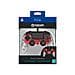 Controller con Cavo per Pc e PlayStation 4 Colore Rosso Trasparente - Foto miniatura 5