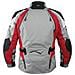 Giacca Offroad Enduro Moto Turismo Impermeabile Tessuto Protezioni Rosso Xxl - Foto miniatura 3