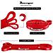 Resistance Band Pull Up Assist Band Powerlifting E Yoga Premium Durevole Di Lattice Di Allenamento Stretch Esercizio Loop Crossfit Banda Per Uomini E Donne Formazione Fitness Rosso Della Fascia - Foto miniatura 4
