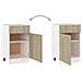 Armadio Inferiore Cassetto “Lyon” Rovere Sonoma 50x46x81,5 - Foto miniatura 4