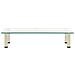 322766 TV Stand Transparent 80x35x17 cm Tempered Glass - Foto miniatura 3