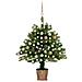 Albero di Natale Artificiale con LED e Set Palline 90 cm Verde - Foto miniatura 1