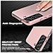 Custodia Compatibile Con Samsung Galaxy S22 In Oro Rosa Metallo - Hard Case Coperchio Protettivo In Look Metallico Contro I Graffi E Gli Urti - Foto miniatura 5