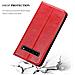 Custodia Compatibile Con Samsung Galaxy S10 5g In Rosso Mela - Coperchio Protettiva Con Chiusura Magnetica, Funzione Stand E Tasca Per Le Carte - Foto miniatura 8