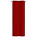 Paravento Per Balcone Rosso 80x240 Cm In Tessuto Oxford - Foto miniatura 2