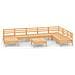 Set Salotto da Giardino 9 pz in Legno Massello di Pino - Foto miniatura 2