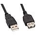 Cavo Di Prolunga Usb A 2.0 Maschio A Usb A 2.0 Femmina 0,7 M Nero Ca-usbe-10cc-0007-bk - Foto miniatura 1