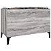 Mobile Porta Dischi Grigio Sonoma 74,5x38x48 Legno Multistrato - Foto miniatura 3