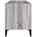 Mobile Porta Dischi Grigio Sonoma 74,5x38x48 Legno Multistrato - Foto miniatura 5