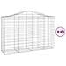 Cesti Gabbioni Ad Arco 40 Pz 200x50x120/140 Cm Ferro Zincato - Foto miniatura 2