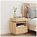 Comodino Con Luci Led Rovere Sonoma 40x39x48,5 Cm - Foto miniatura 3
