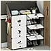 Scarpiera Modulare 6 Cubi + Ripiano Mobile Porta Scarpe Componibile 20 Paia - Foto miniatura 1