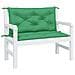 Cuscini Panca Da Giardino 2pz Verdi 100x50x7cm Tessuto Oxford - Foto miniatura 3