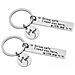 Portachiavi ""drive Safe"" In Acciaio Inox Argento 2-pack - Foto miniatura 1