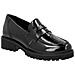 Black Elegant Closed Ladies Shoes Mocassino Pelle Scarpe Donna Nero Eu 39, D8602-00 - Foto miniatura 1