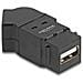 67150 Adattatore Per Inversione Del Genere Dei Cavi Usb-a Nero - Foto miniatura 2