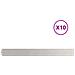 Bordure Per Prato 10 Pz 10x103 Cm Acciaio Inossidabile - Foto miniatura 2