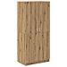 Armadio Rovere Artigianale 80x52x180 Cm In Legno Multistrato - Foto miniatura 2