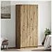Armadio Rovere Artigianale 80x52x180 Cm In Legno Multistrato - Foto miniatura 3
