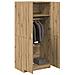 Armadio Rovere Artigianale 80x52x180 Cm In Legno Multistrato - Foto miniatura 1