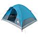 Tenda da Campeggio a Cupola per 4 Persone Blu Impermeabile - Foto miniatura 4
