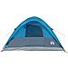 Tenda da Campeggio a Cupola per 4 Persone Blu Impermeabile - Foto miniatura 5