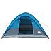 Tenda da Campeggio a Cupola per 4 Persone Blu Impermeabile - Foto miniatura 6