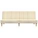 Divano Letto a 2 Posti Crema in Tessuto - Foto miniatura 5