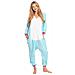 Pigiama Da Donna Tuta Kigurumi Onesie Costume Pegaso Azzurro 165-175 L - Foto miniatura 8