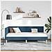 Cornice del letto ad angolo Altro con testiera Blu 100 x 200 cm - Foto miniatura 5