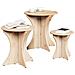 Tavolino da salotto 3 pcs Naturale 46 x 46 x 47 cm - Foto miniatura 3