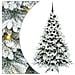 Albero di Natale artificiale con 300 LED Bianco 180 cm PE e PVC - Foto miniatura 1
