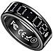 Smart Ring Con Display E Custodia Di Ricarica - Monitoraggio Fitness E Salute Black 9 - Foto miniatura 5