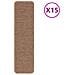 Tappetini Antiscivolo per Scale 15 pcs Giallo 75 x 20 cm PP - Foto miniatura 1