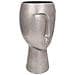 Figura Viso In Ceramica Grigia 25,5x25,5x52h - Foto miniatura 1