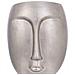 Figura Viso In Ceramica Grigia 25,5x25,5x52h - Foto miniatura 3