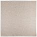 Tappeti per area Quadrato HUARTE Crema 120 x 120 cm Poliestere - Foto miniatura 1