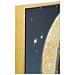 Stampa Con Led Su Tela Laccata Venus Dea Con Luna E Cornice Oro - Foto miniatura 3