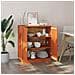 Credenza Marrone Cera 65,5 x 40 x 75 cm Legno di pino massiccio - Foto miniatura 4