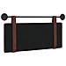 Testata appesa Marrone Lucido 110 x 55 x 5 cm PU Antico - Foto miniatura 7