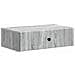 Tavolino da Parete Laterale Grigio Sonoma 59 x 34,5 x 17 cm - Foto miniatura 1