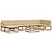Set di divani da esterno 8 pcs Bianco e Beige 79 x 79 x 37 cm - Foto miniatura 1