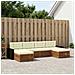 Set divani con cuscino 6 pcs Legno di Acacia Massello - Foto miniatura 2