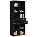 Libreria Rovere nero 30 x 42.4 x 185.2 cm - Foto miniatura 2