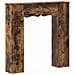 Cornice per camino Rovere Fumo 102 x 20 x 102 cm - Foto miniatura 1