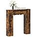 Cornice per camino Rovere Fumo 102 x 20 x 102 cm - Foto miniatura 3
