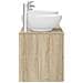 Set di mobili per il bagno 3 pz Rovere Sonoma - Foto miniatura 2