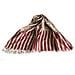 Sciarpa Uomo Pashmina Linea Cashmere Rigata 8664 Taupe - Foto miniatura 1