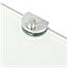Scaffale Angolare Con Supporti Cromati In Vetro Bianco 25x25 Cm - Foto miniatura 5